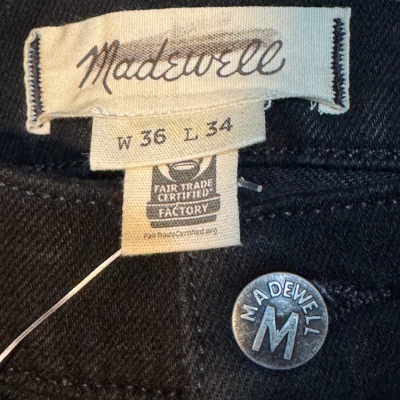 Madewell Men's Athletic Slim Black Jeans - 34x32 - Picture 4 of 5